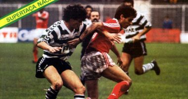 Neste dia… em 1987, vitória do Sporting por 3-0 na Luz, em jogo a contar para a Supertaça