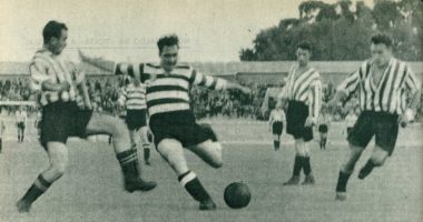 Neste dia… em 1947, Sporting  – 4 x At. Bilbao – 4, na inauguração do remodelado Stadium de Lisboa