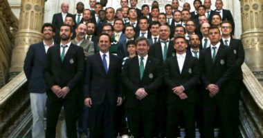 Neste dia… em 2015, Sporting recebido na Câmara de Lisboa pela vitória na Taça de Portugal