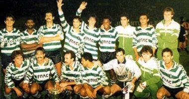 Neste dia… Em 1987, o Sporting conquistava a Supertaça ao vencer o Benfica por (1-0) (4-0 no total dos dois jogos)
