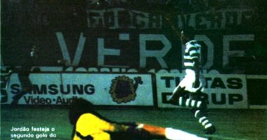 neste dia… em 1985, noite de gala na vitória do Sporting por 3-1, sobre os holandeses do Feyenoord