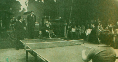 Neste dia… Inauguração da sala de Ping Pong (Ténis de Mesa) em 1978