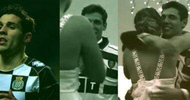 Em Junho de 2017, Afonso Figueiredo vestiu-se à Sporting no próprio casamento