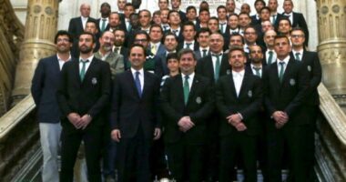 Neste dia… em 2015, Sporting recebido na Câmara de Lisboa pela vitória na Taça de Portugal