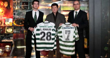 Neste dia… em 2014 – Museu do Sporting recebe camisolas de Cristiano Ronaldo e Figo