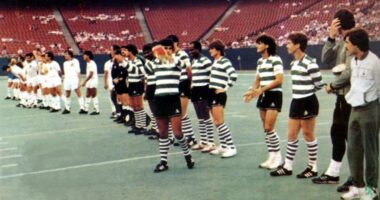 Em junho de 1985 – Sporting na América. Cansativo, desorganizado, mas lucrativo