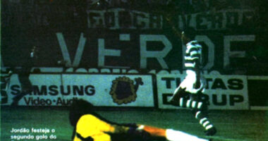 neste dia… em 1985, noite de gala na vitória do Sporting por 3-1, sobre os holandeses do Feyenoord
