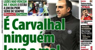 Neste dia… em 2010: “É Carvalhal, ninguém leva a mal”