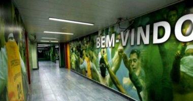As pinturas polémicas no túnel de Alvalade em Janeiro de 2012