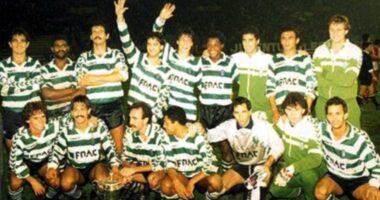Neste dia… Em 1987, o Sporting conquistava a Supertaça ao vencer o Benfica por (1-0) (4-0 no total dos dois jogos)